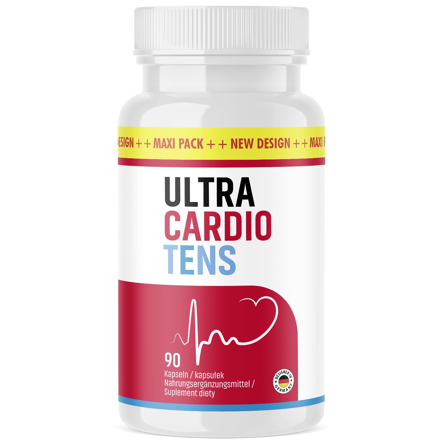 Ultra Cardio Tens X | Qualität aus Deutschland | für Mann und Frau | 1x60 Kapseln