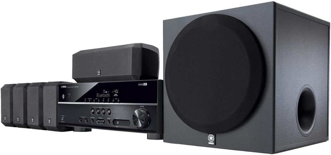 Yamaha YHT-3920UBL 5.1-Channel Home Theater in a Box System with Bluetooth