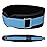 Women Weight Lifting Belt - High Performance Neoprene Back Support - Light Weight & Heavy Duty Core Support For WeightLifting and Fitness (Black/Blue, X-Small)
