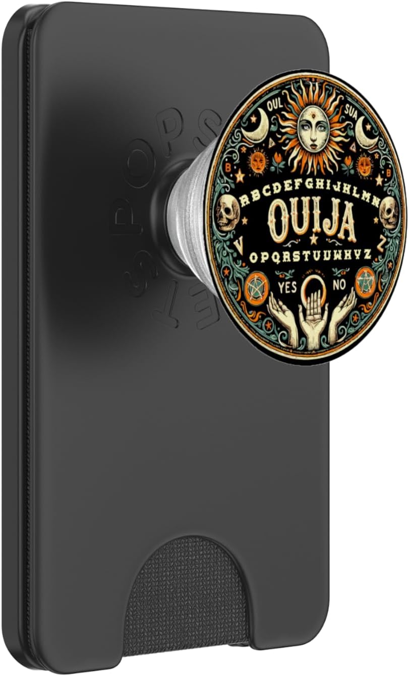 Ouija Board Paranormal Spirit Board Occult Halloween PopSockets PopWallet for MagSafe