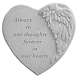 Kay Berry 8905 Winged Heart Always in Our Thoughts… Decorative Stone, Multicolor