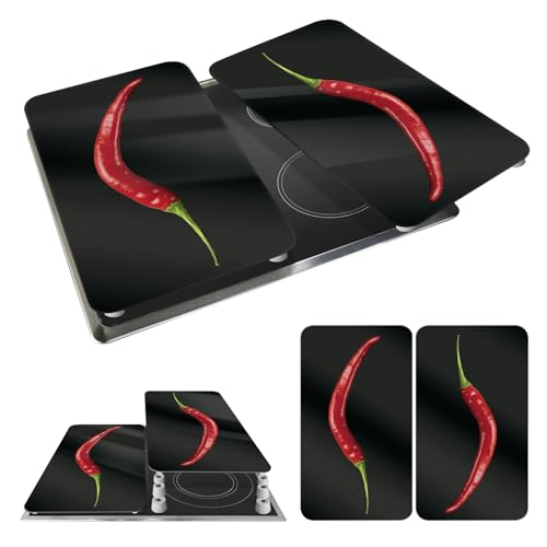 WENKO Placas protectoras para cocina Mod Pimiento picante, ajustable en altura para todo tipo de...