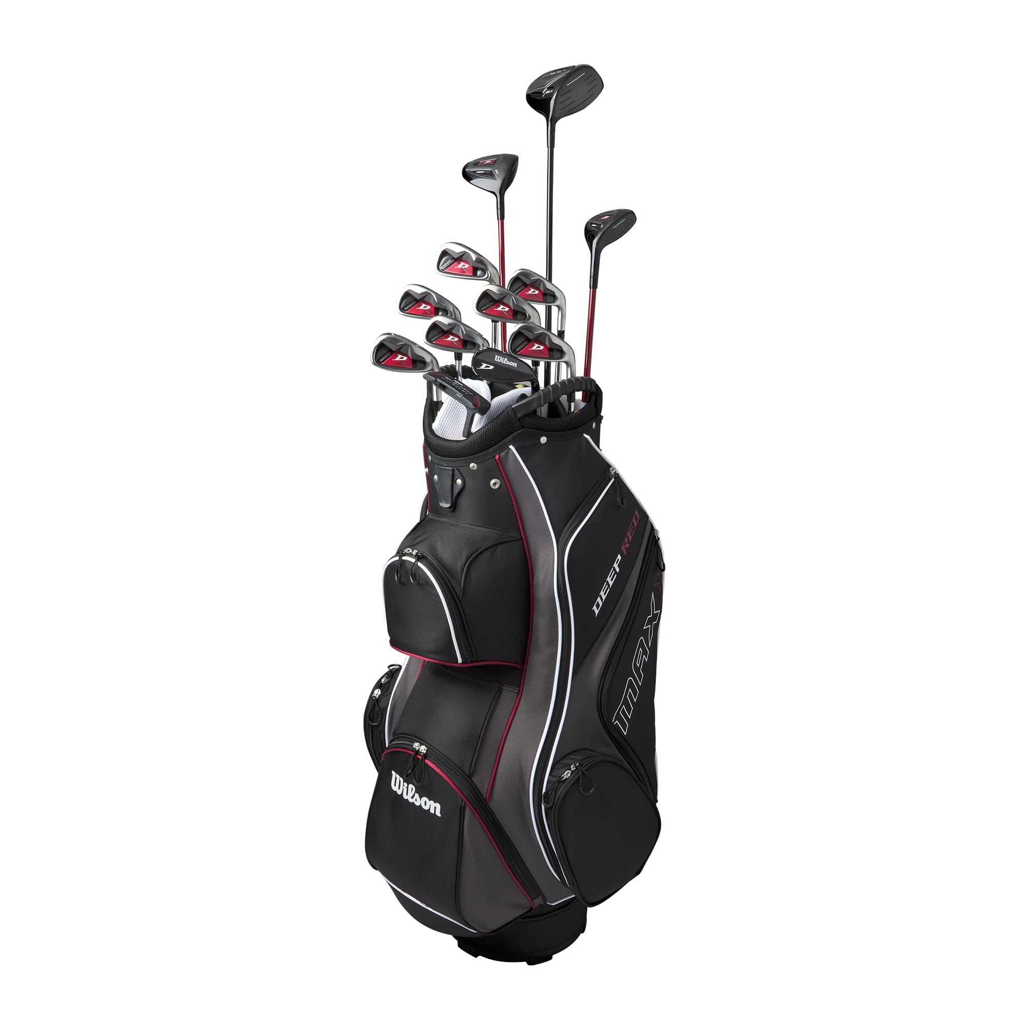 Wilson Deep Red Maxx Package - Right Hand, +.5 Inch, Stiff Flex