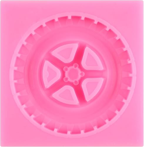 Miniatura 9 de ZiXiang Molde de silicona para decoración de pasteles, bandera, trofeos de neumáticos, pasta de goma de chocolate, juego de 6