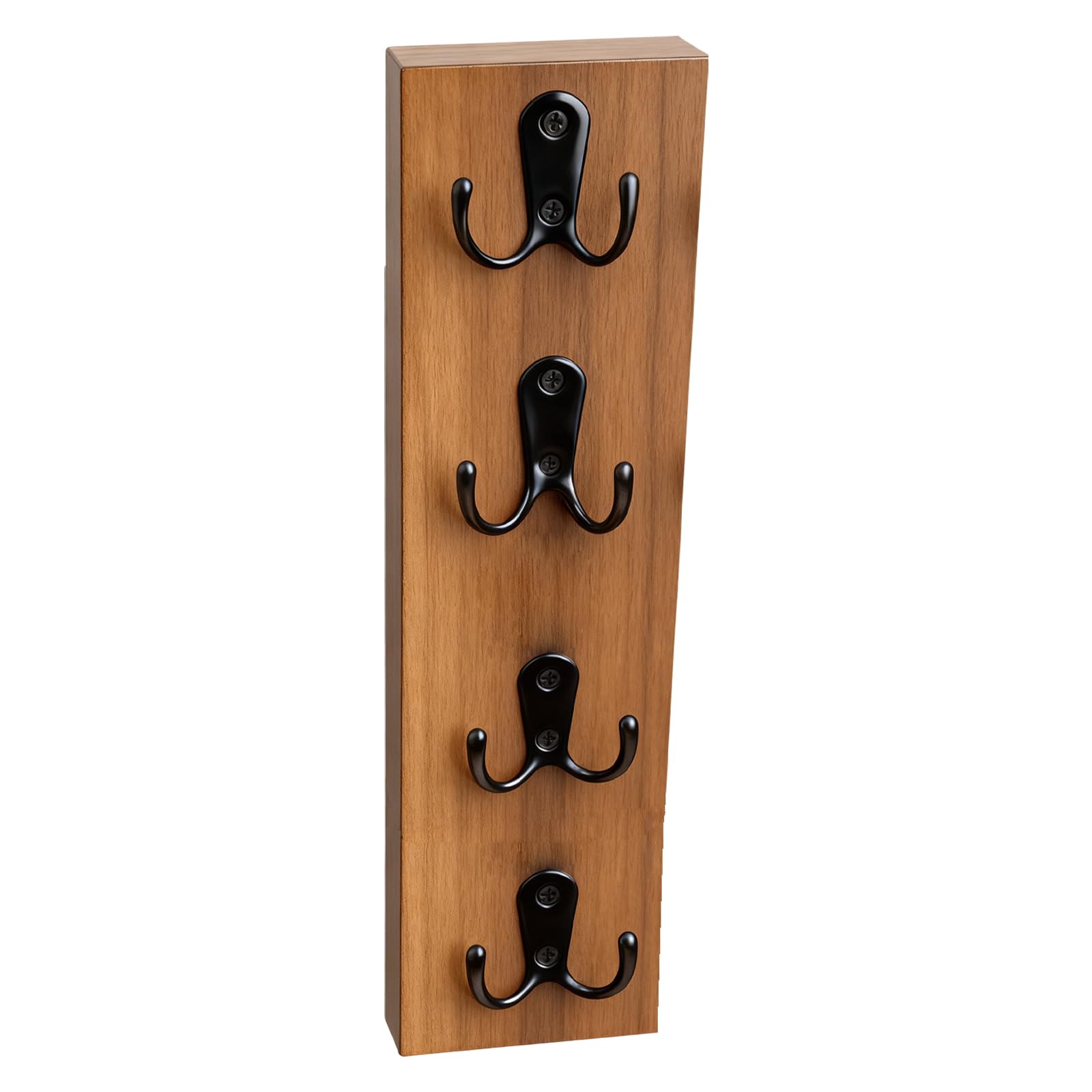 Tsophreniq Wood Holder for Wall Space Saving Farmhouse Decorative Hanger Replacement Rack Organizers for Apartment Home Decorative Farmhouse Hanger Organizers