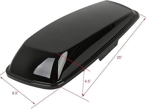 Miniatura 4 de Tapas de alforjas duras para Harley Touring Road King Street Electra Glide 2014-2024