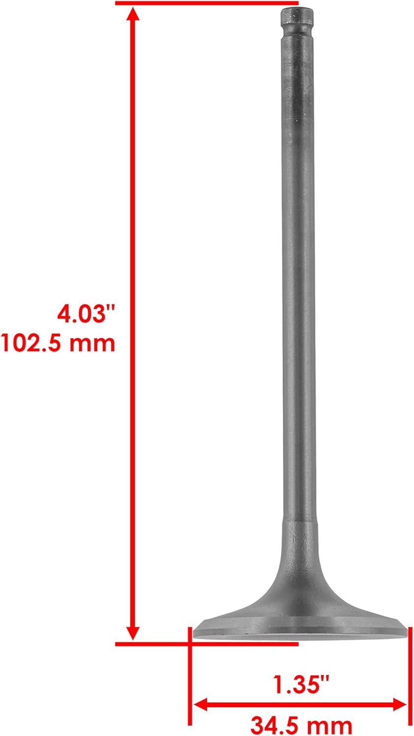 Caltric 2x Intake Valve Kit compatible with Honda Pioneer 700/ Pioneer 700-4 SXS700 2014 2015 2016 2017 2018 2019 2020 2021 2022