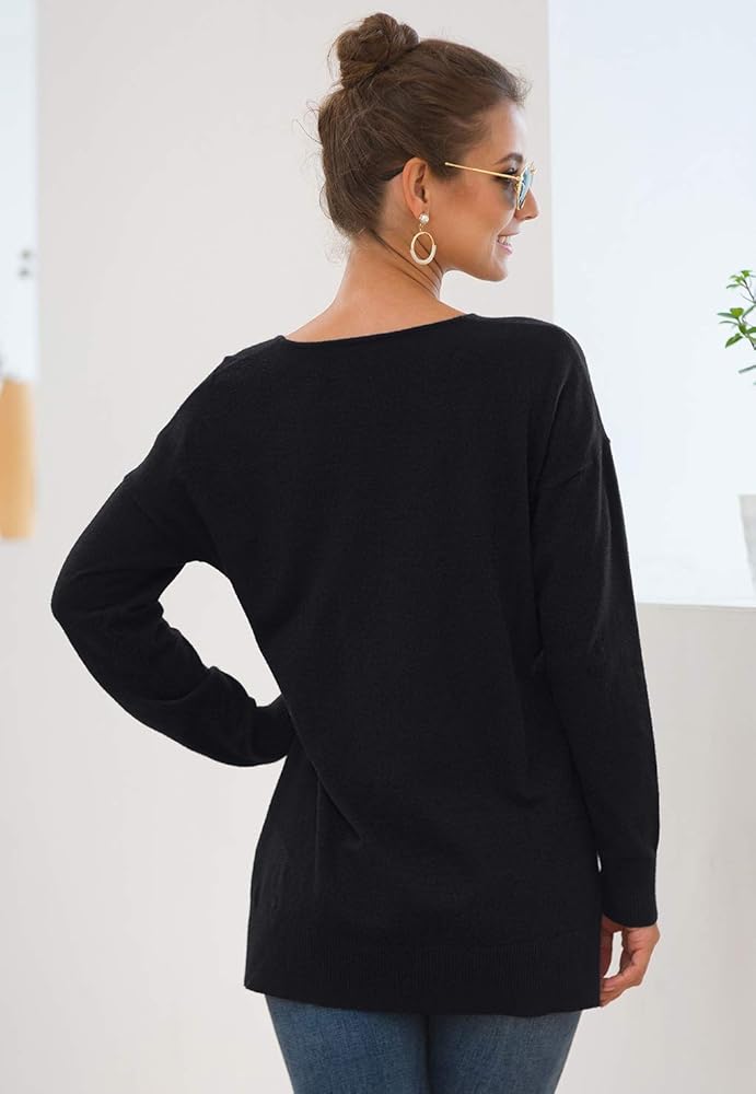 【U LAN】[U-BASIC] Rio basic loose fit V-neck knitwear 91HyQEL7z+L._UY350_.jpg