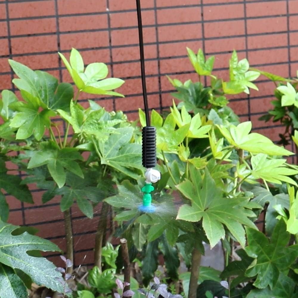 Hose Connector 7.5mm Garden Nozzle Connector Prevent Leak Valve Agriculture Garden Lawn Irrigation Pipe Fittings 4/7mm Hose 100 Pcs (Color : Grey, Diameter : 7.5mm)