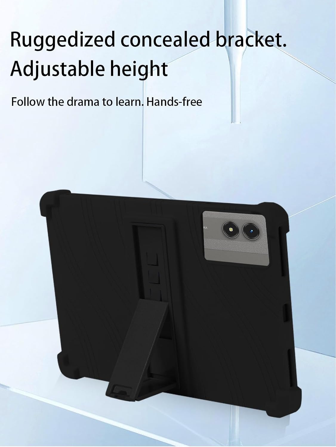Silicone Case for TABWEE T30 11" Android 16 Tablet, Black image 4
