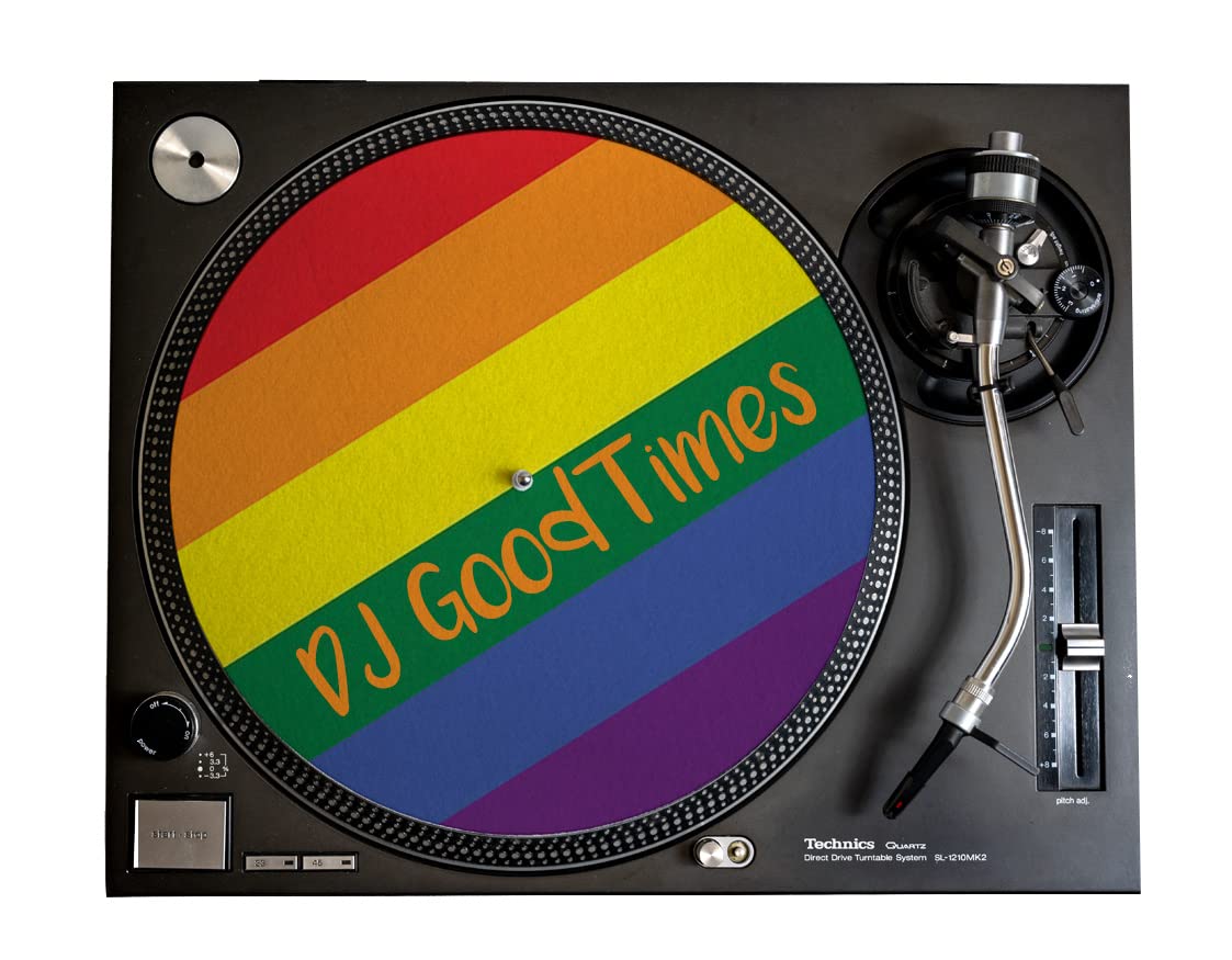Next Ferry - Slipmat - Personalisierbar mit Wunschtext & Foto - Plattenspieler Matte aus Filz - Slipmats für Dj's - Plattentellerauflage für alle Plattenspieler Turntables - gedruckt in Deutschland
