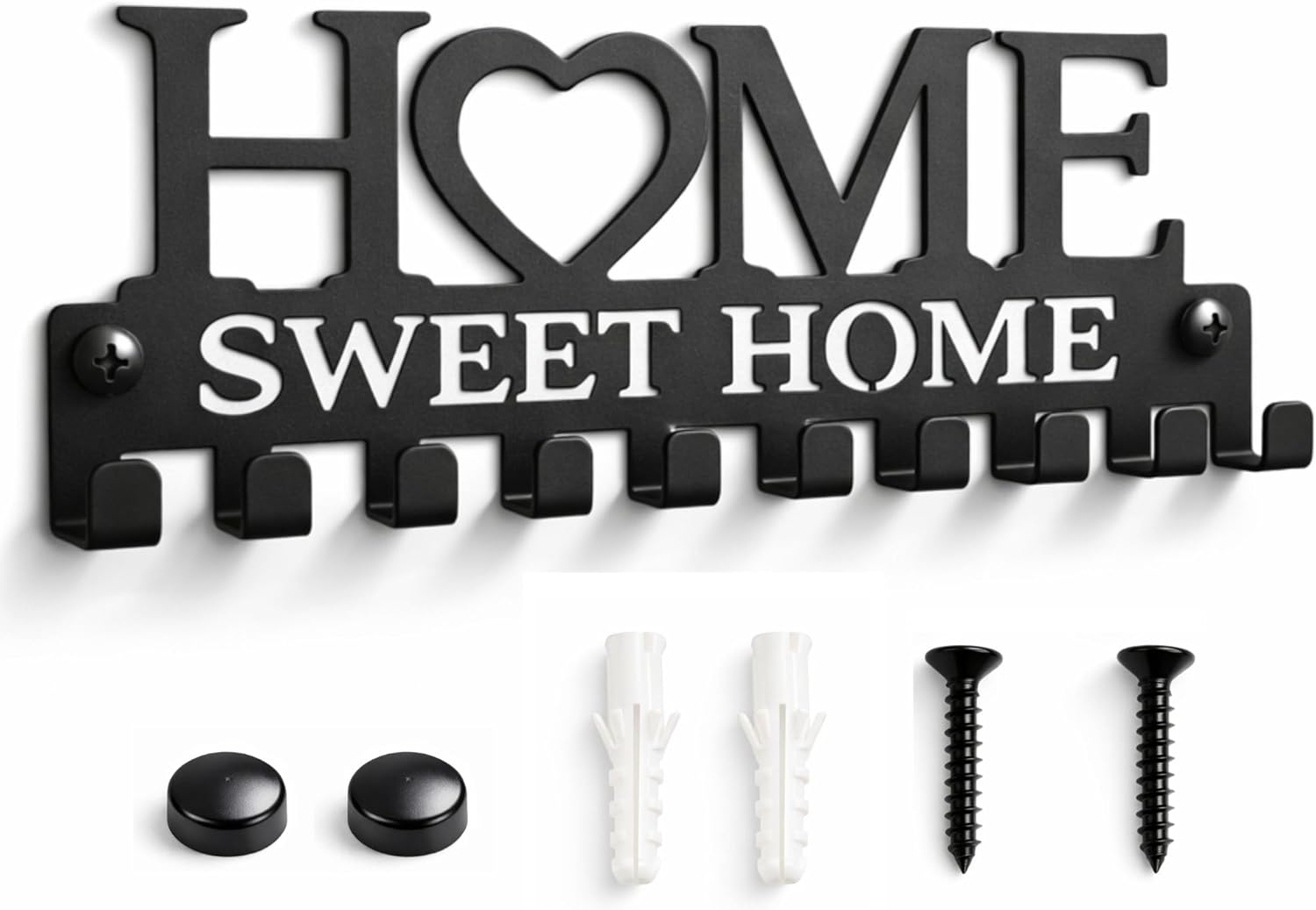 Colgador de llaves Home Sweet Home con 10 ganchos por 9,99€