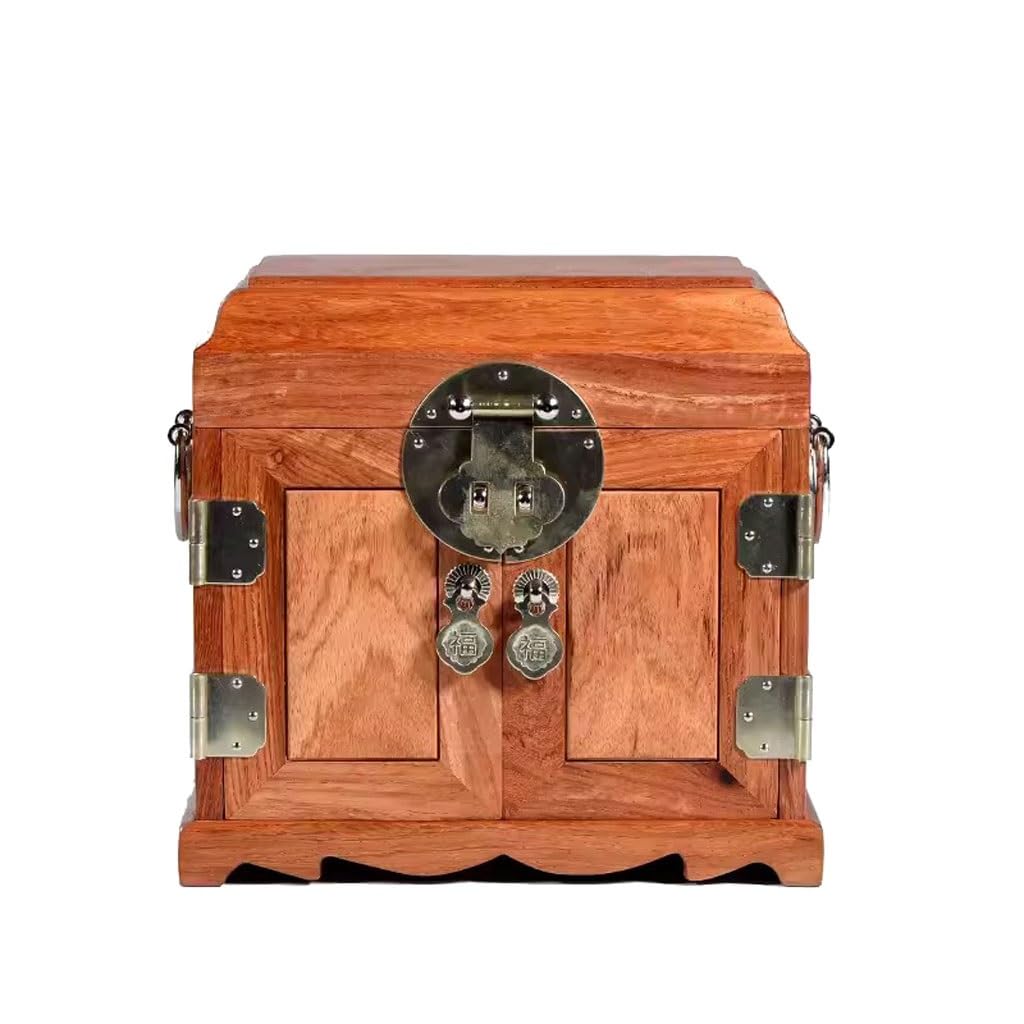 Lshtshf-ou Jewelry Box Home Bedroom Storage Necklace Bracelet Earrings Ring Organizer