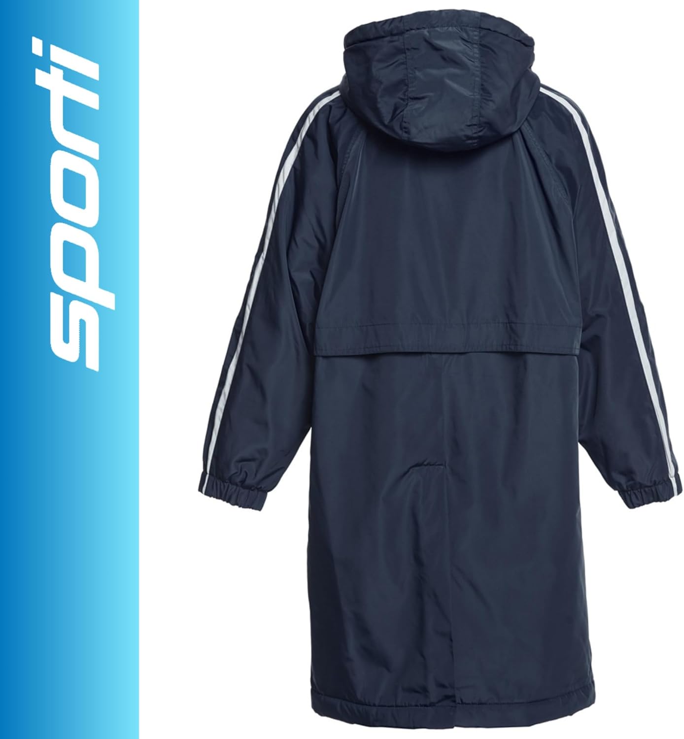 Sporti Youth Swim Parka with Comfort Plush Fleece Lining, Multi Pocket Zipper - Water Resistant Swim Coats for Boys & Girls - Image 3