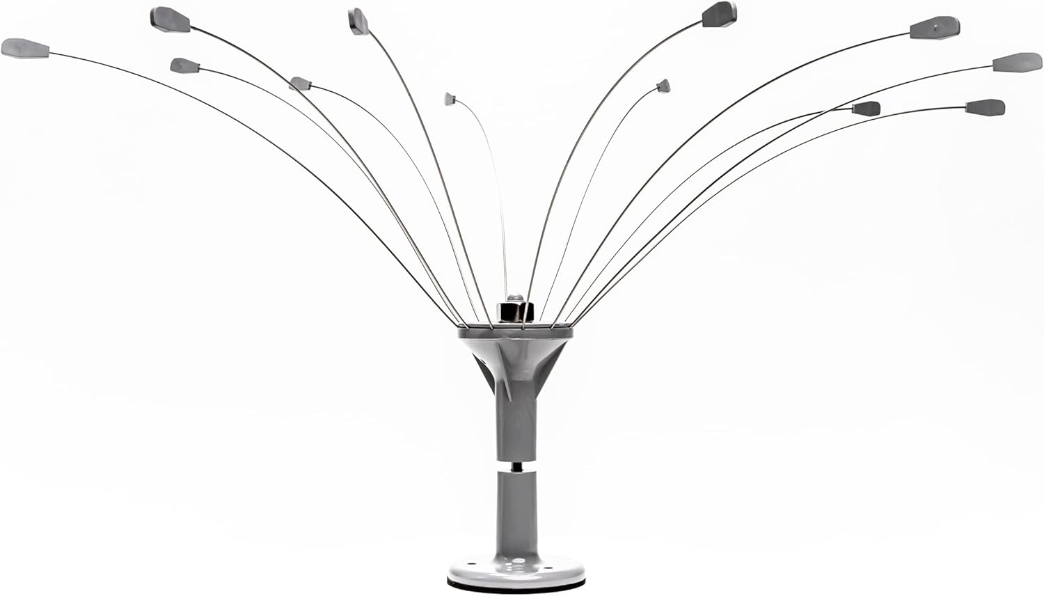 Bird B Gone - Bird Spider 360 Repellent - Deters Seagulls and Other Birds from Landing - Durable Weatherproof Design - for Boats, Docks, Roofs, Etc - Easy Installation - with PVC Base - 8ft