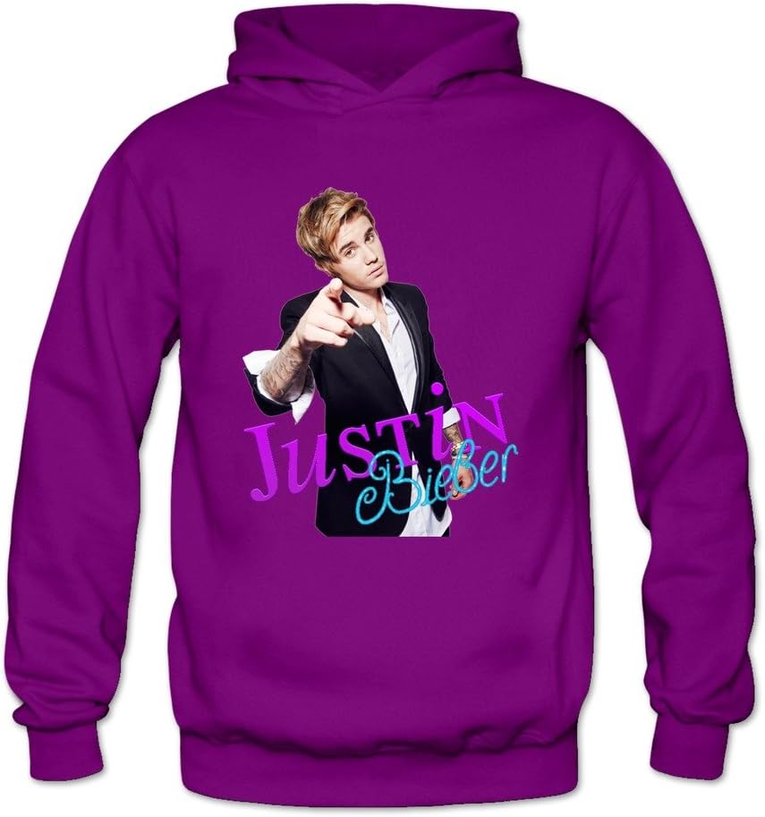 BESTT Women's Justin Bieber Purpose 2015 Classic Hoodies Purple S