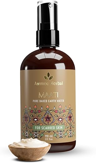 Avimee Herbal Maati Pure Baked Earth Water | For Oil and Acne Free Skin | With Multani Mitti Extracts | 110 ml