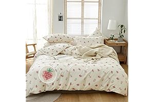 DREAMINGO Strawberry Sheets Queen