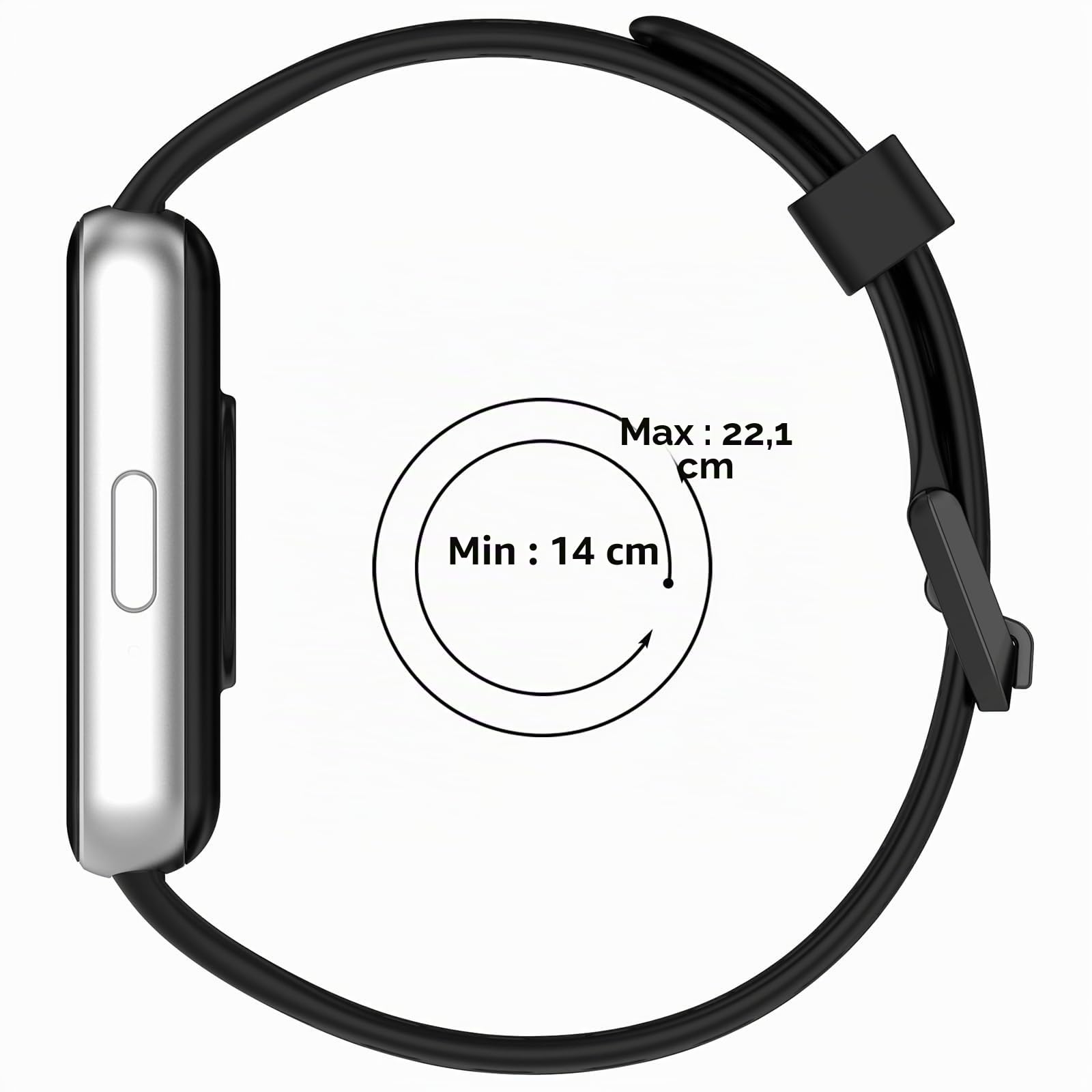 Lot de 3 bracelets de montre compatibles avec Samsung Galaxy Fit3 [2024] SM-R390 en silicone souple et respirant, bracelets de sport de remplacement, sangles à dégagement rapide