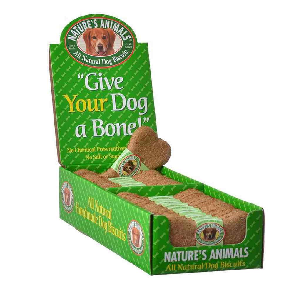 Nature'S Animals Original Bakery Biscuits, All Natural Dog Treats, Lamb And Rice