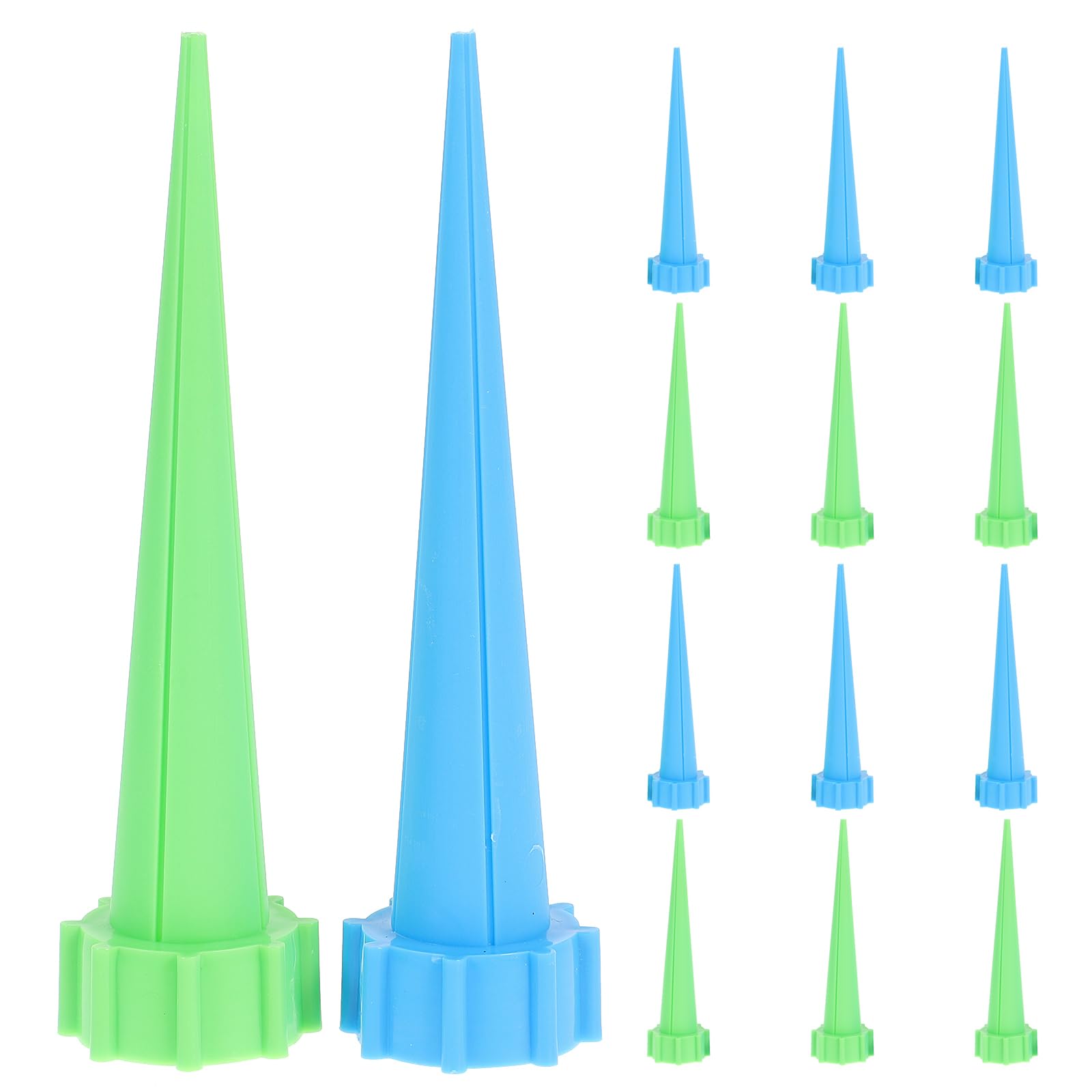 DOITOOL 16Pcs Plant Self Watering Planter Insert Spikes Stakes, Self Watering Spikes Auto Drippers Irrigation Devices, Automatic Waterer for Vacations