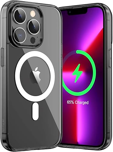 Miniatura 1 de JETech Funda magnética para iPhone 13 Pro Max de 6.7 pulgadas, compatible con carga inalámbrica MagSafe, a prueba de golpes, parte trasera