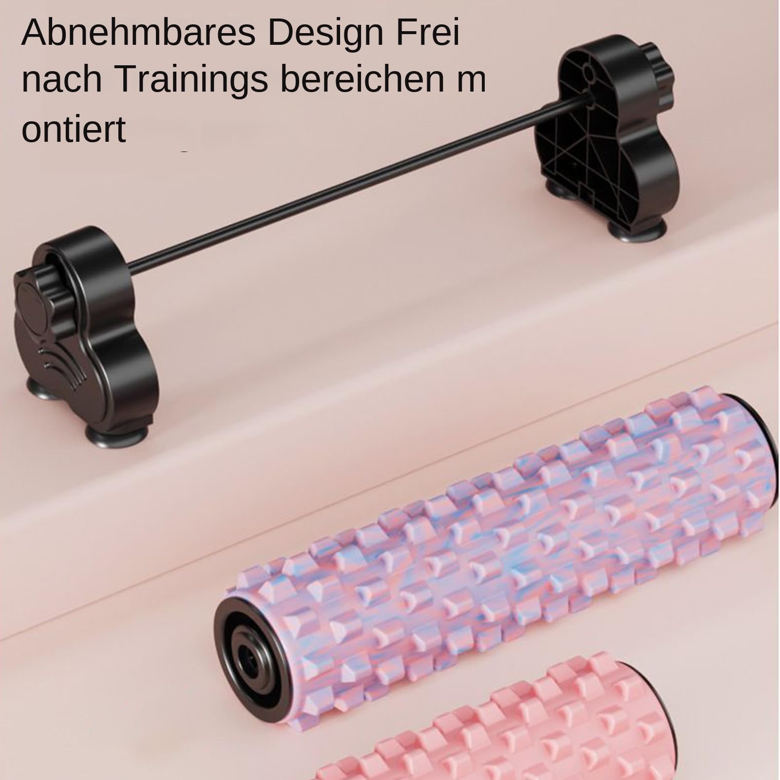 Rullo In Schiuma Per La Schiena Massaggio Rotolante con Ventose per | Foam Roller Muscolare con Supporto Per Casa, Studio, Yoga, Pilates, Fitness, Allenamento e Training