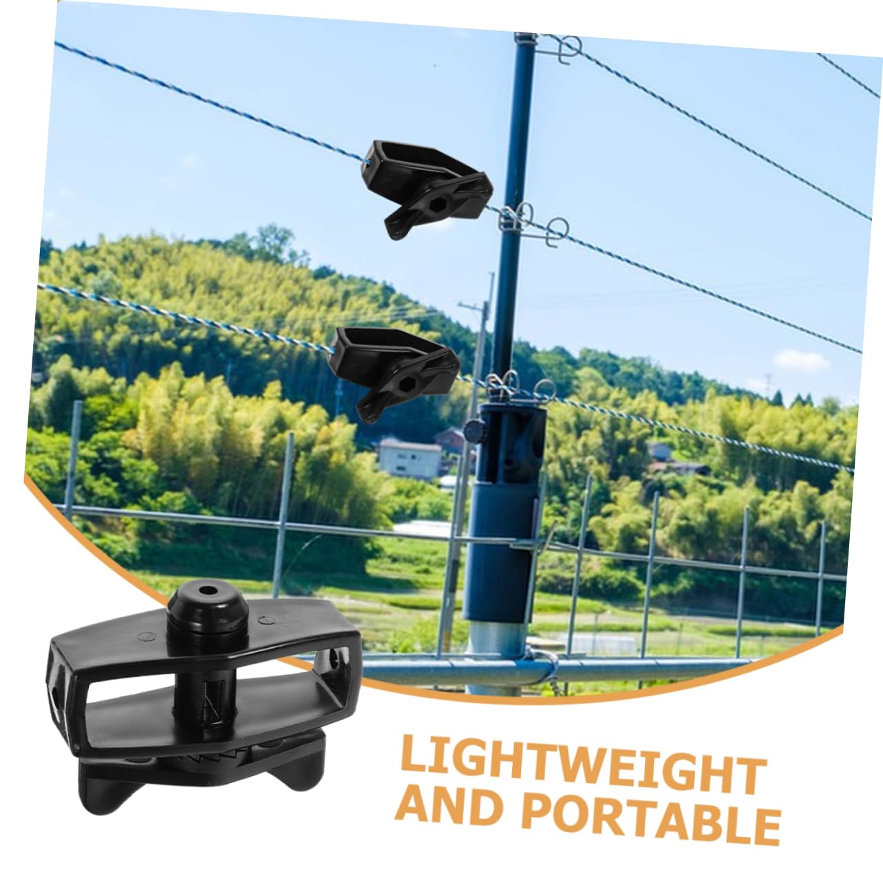 TOYANDONA 3 Set Tenditore Per Recinzione Design Portatile Facile Da Installare E Trasportare Per Manutenzione Flessibile Recinzioni E Stabilità Garantita E Sicurezza 8 Pezzi*3