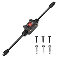 Vista 8 de Interruptor de alimentación en línea de 12 V, conector SAE impermeable briidea IP65 con indicador LED retroiluminado, cable de 14 AWG, ideal