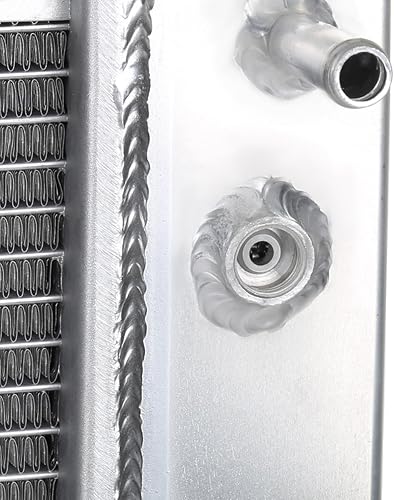 Miniatura 7 de Spec-D Tuning Radiador de refrigeración de aluminio de una hilera compatible con Chevy Silverado 1999-2004 transmisión automática 4.8L 5.3L V8