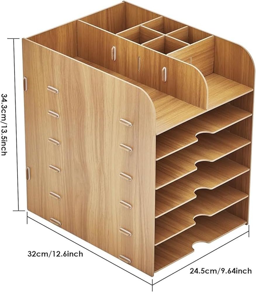 Organizzatore da scrivania per insegnanti, per riporre materiali