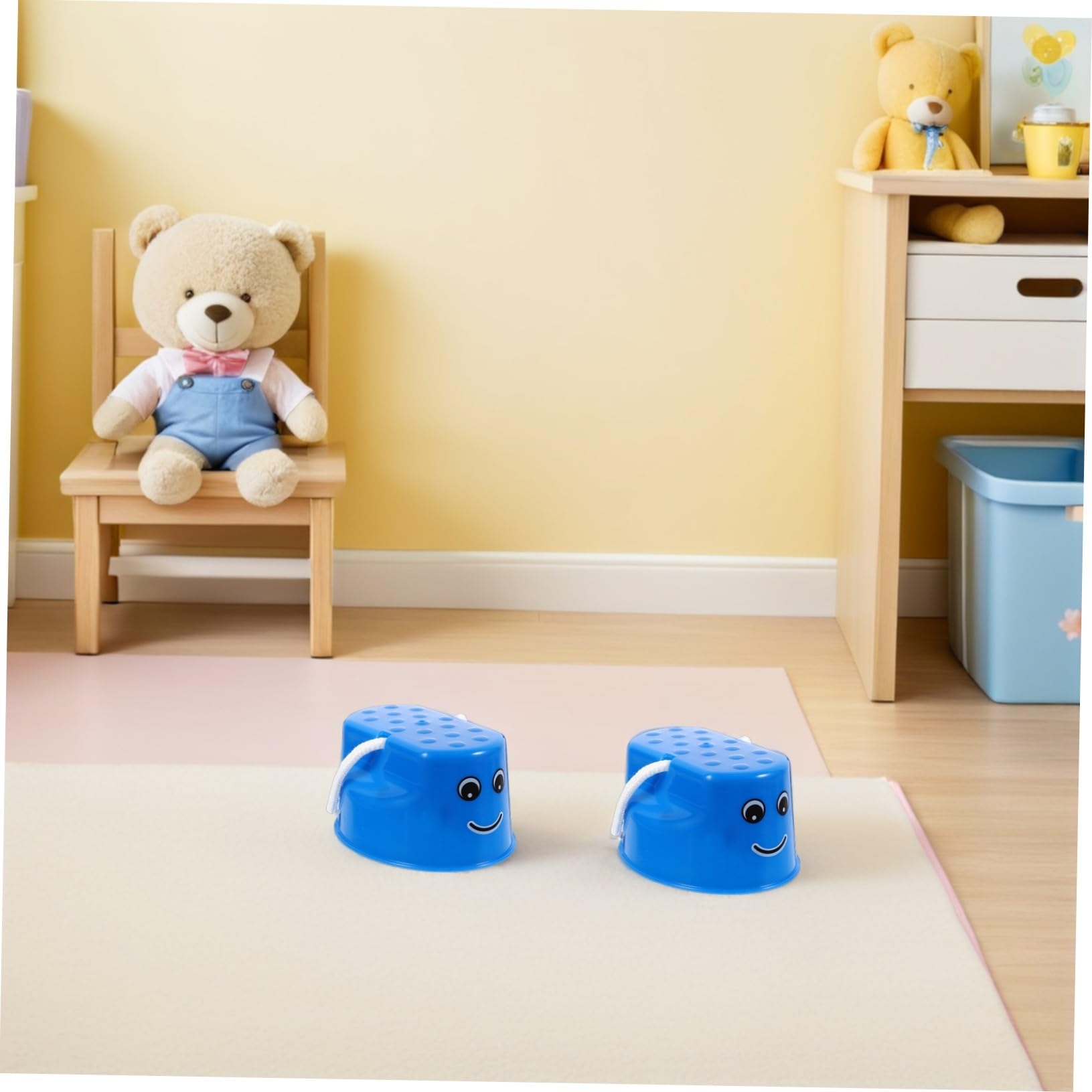 SUPVOX 8 Piezas Zancos de Plástico para Zancos para Caminar y Entrenamiento de Equilibrio Juguete y Duradero para Actividades y Desarrollo Motor Infantil