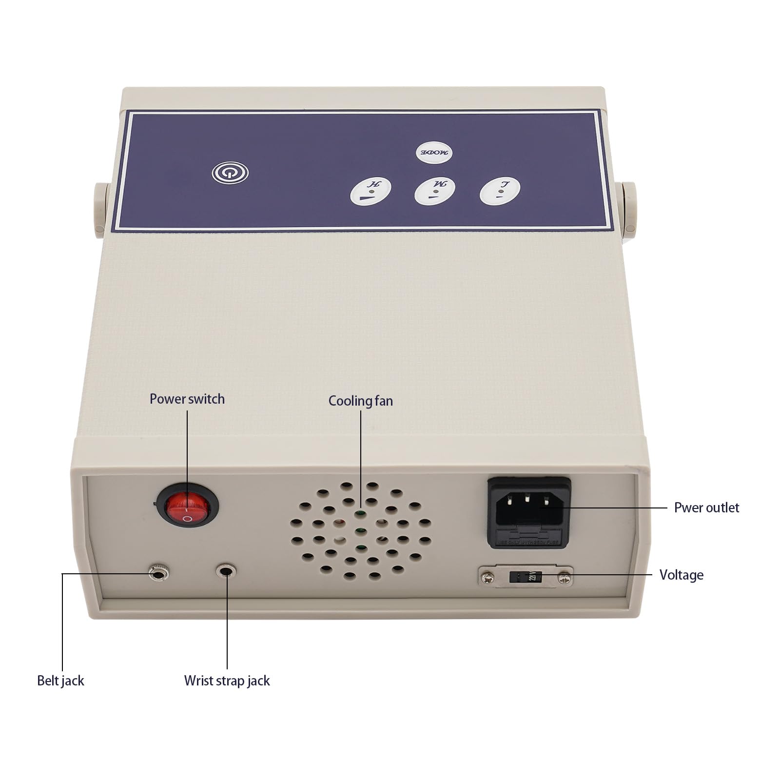 Ionen Fußbad, Ion Detox Foot Spa Ionic Detox Machine, Detox Fußbad mit Infrarot Hüftgurt, tragbare Dual Detox Fußbad Maschine zur Verbesserung der Blutzirkulation