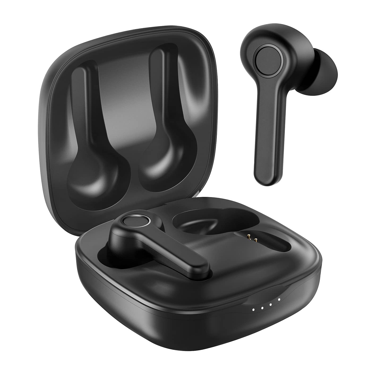 Wireless Earbuds Bluetooth V5.2 Wireless Headphones USB-C Quick Charge Smart Touch Control Waterproof 40 Hours Playtime with Charging Case IPX8 Waterproof Earphones Suit for Work Games and Sports