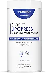 Smart Lipopress Creme de Massagem Profissional 1 kg – Anticelulite, Redução de Gordura e Drenagem Linfática