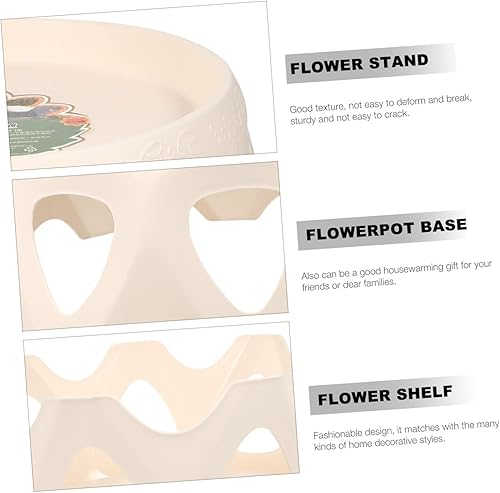 Miniatura 5 de YARNOW Soporte para macetas de inauguración de la casa para inauguración de la casa, balcón, soporte para macetas de interior, exhibición de plantas