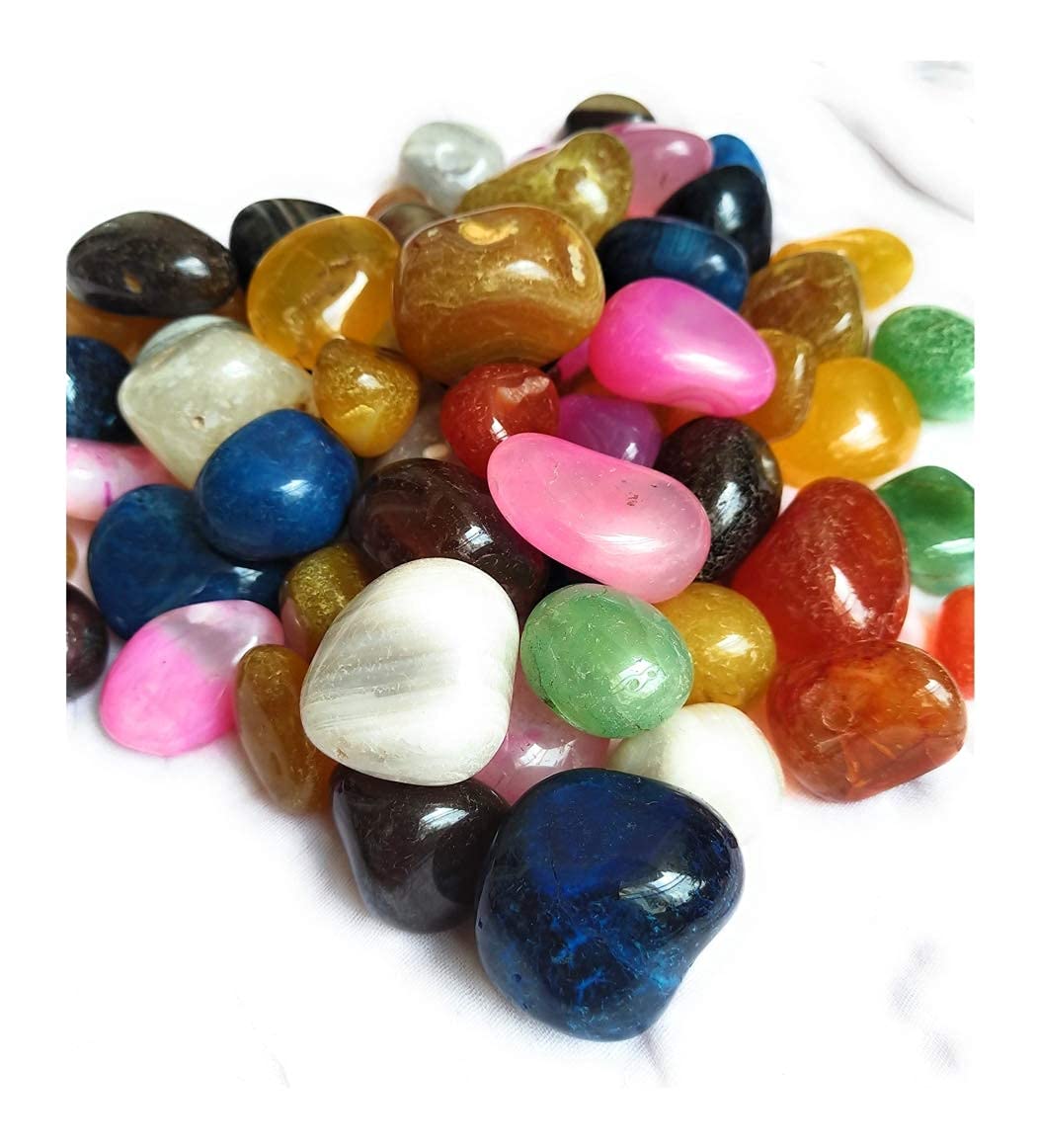 Power Stone Multi Purpose Polished Glossy Decortaive Onyx Pebbles Stones for Home Decor Garden Table Decoration Vase Fillers (Multi Colour, 1Kg) (B09G6Z9CZ7) Amazon Price History, Amazon Price Tracker