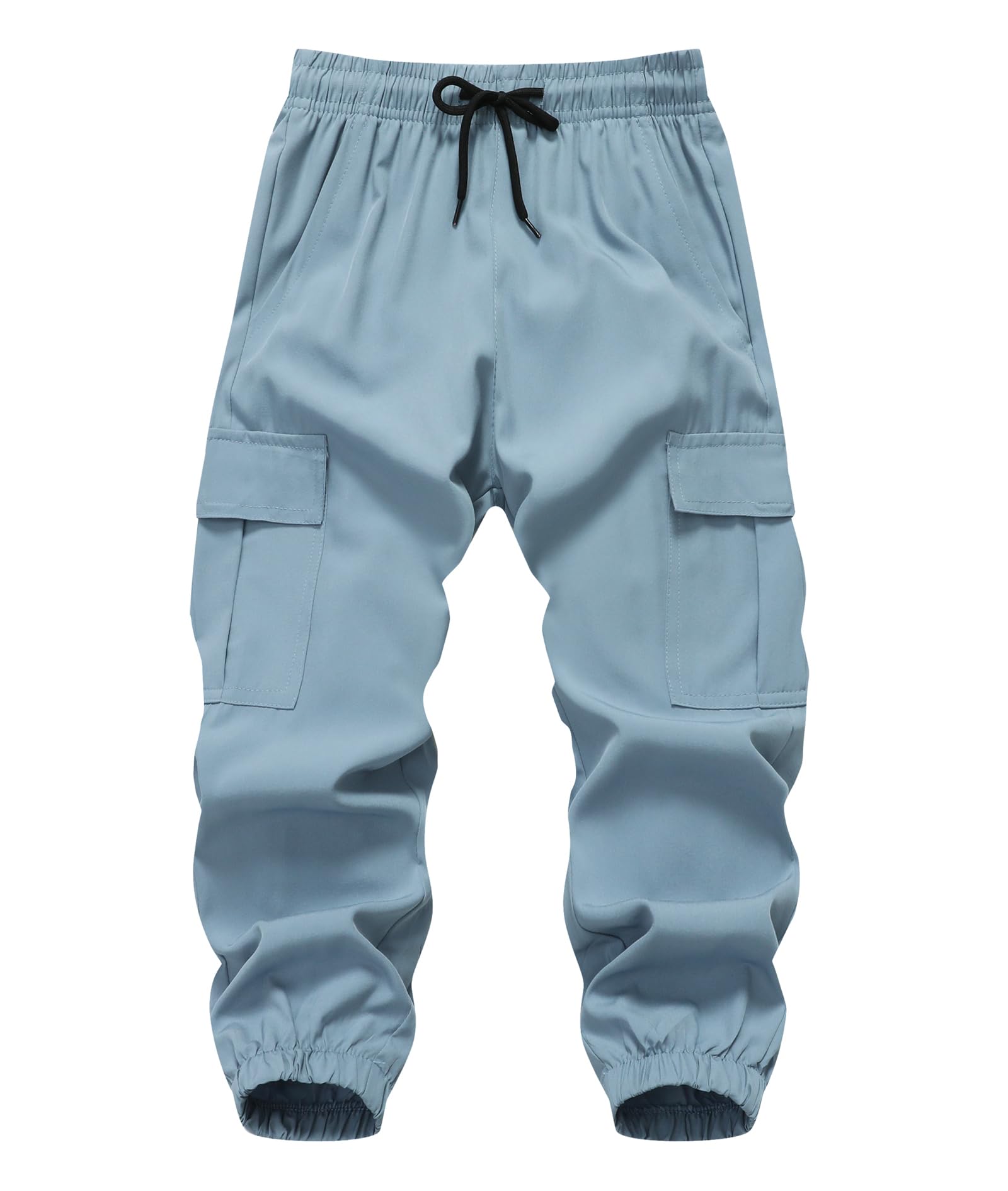 Baby Boys Cargo Joggers Pants Toddler Quick Dry Lightweight Hiking Pants Kids Pull On Sweatpants