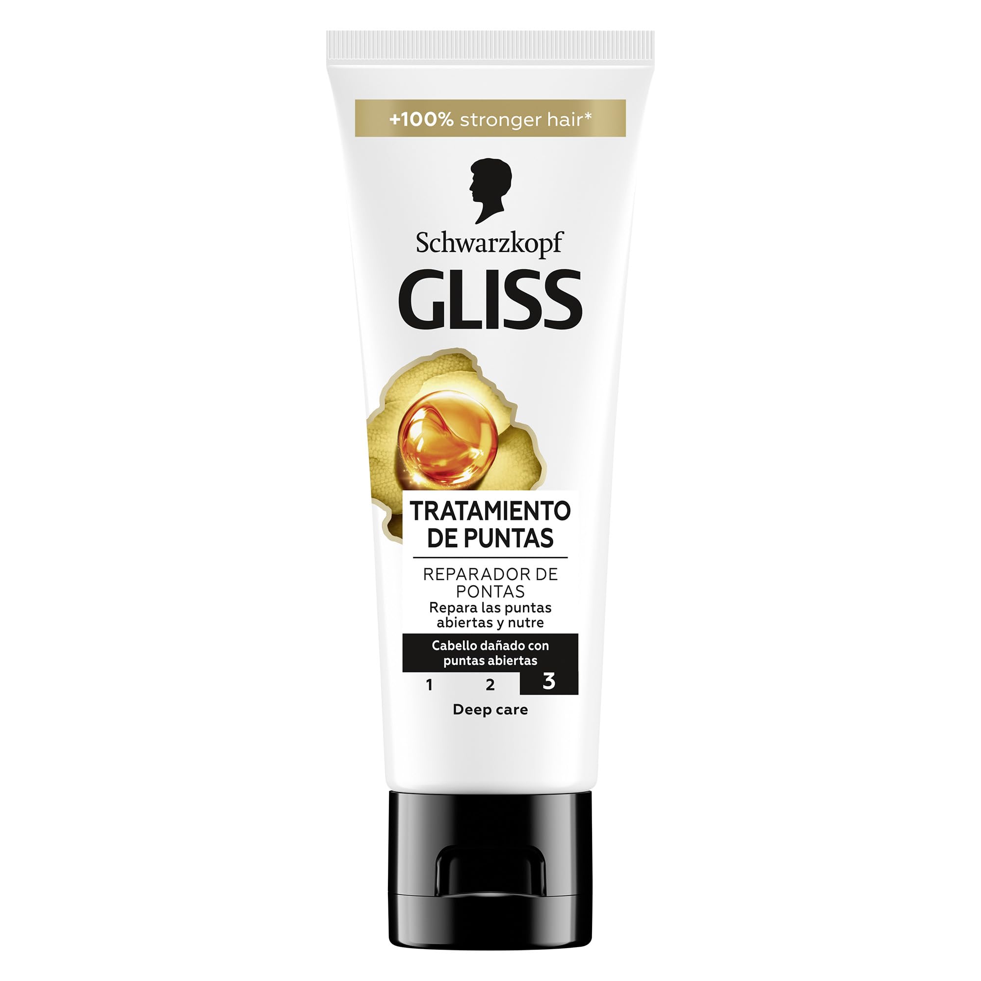 Gliss Oil Nutritive Tratamiento reparador de puntas (50 ml), renovador de puntas abiertas con keratina líquida, sérum nutritivo para cabello seco y dañado