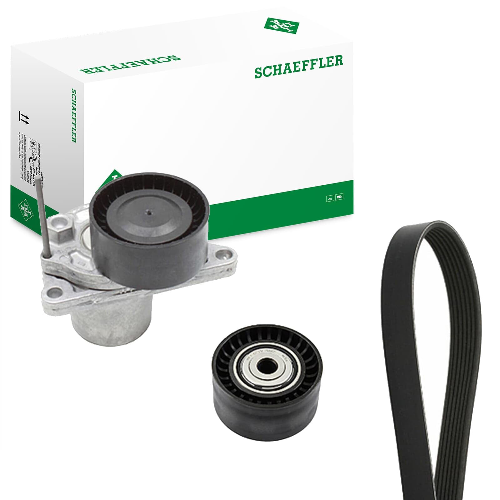 INA Kit Cinghie Poly-V 529 0246 10 1685mm Compatibilità con RENAULT Megane 3 Hatchback BZ0/1 Scénic 3 JZ0/1 Trafic 3 Van FG Megane 4 Hatchback B9A/M/N, NISSAN Qashqai/Qashqai +2 I J10, NJ10