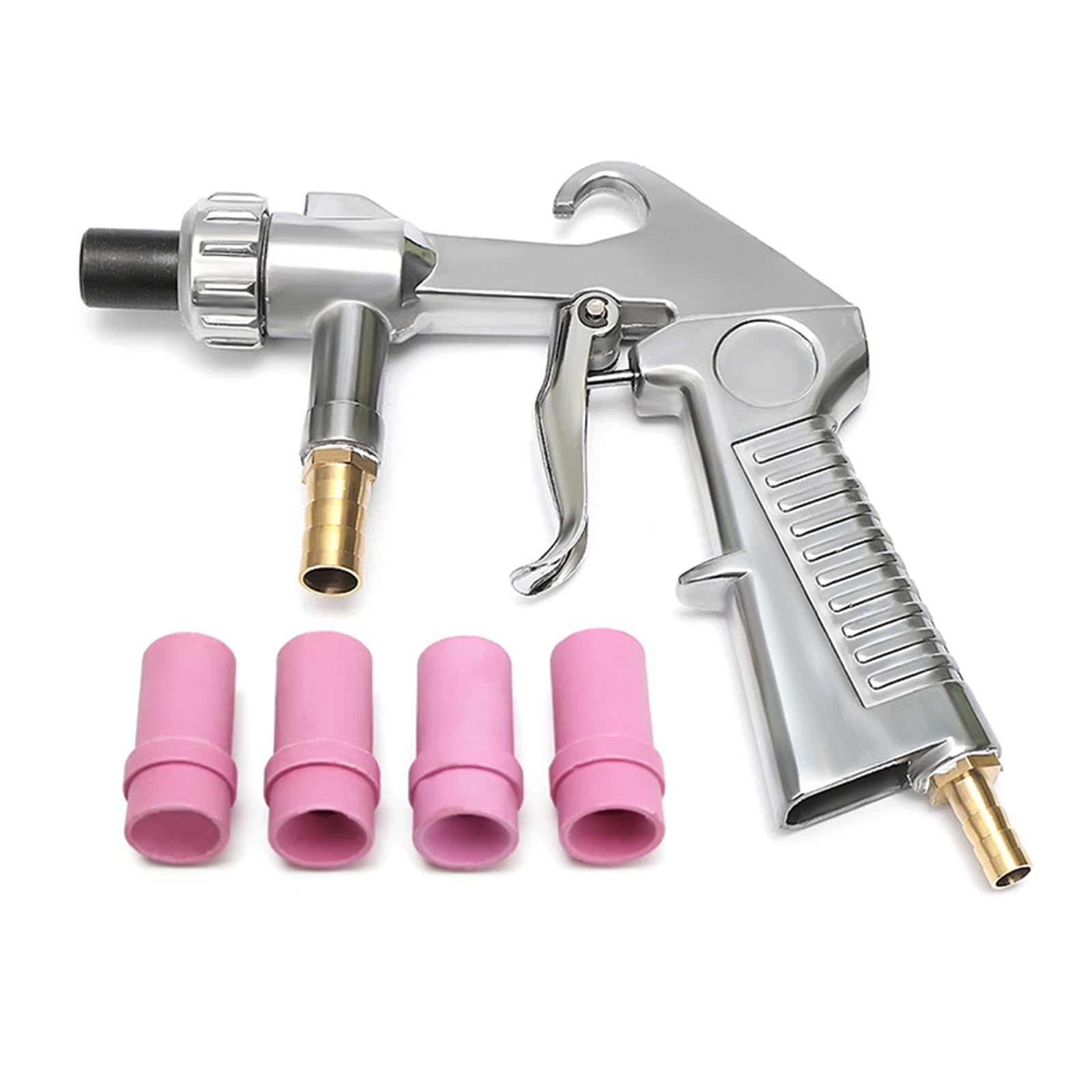 Yhplxyuus Sand Blasters Sandblasting Sandblasters Kits With 4Pcs Ceramic Nozzles For Sandblast Blasts Cabinet Accessories Ceramic Nozzle Set