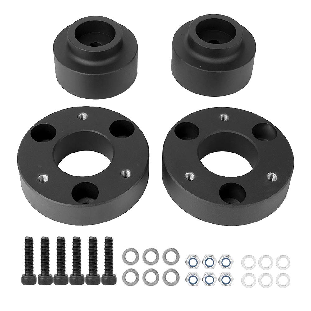 Kit de Nivellement 4 Pièces 2 Pouces Avant 1,5 Pouces Arrière pour 1500 4WD 2009-2018 – Kit de Levage Voiture