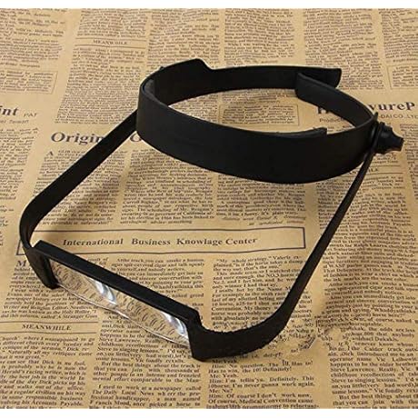 1.6X 2.0X 2.5X 3.5X Head Mounted Magnifying Glass Hands Free