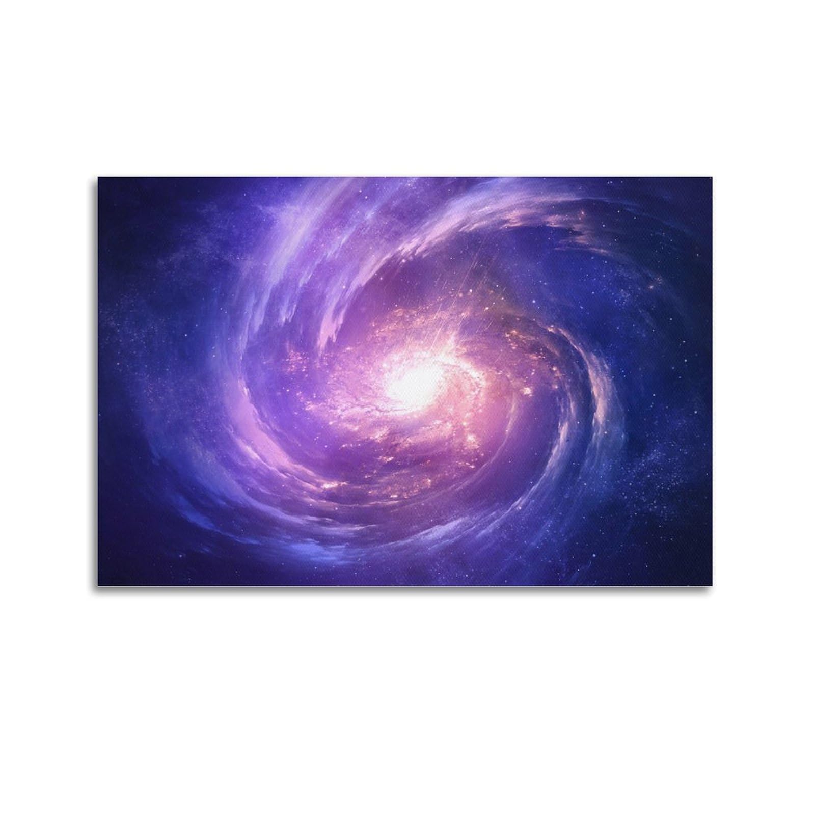 OKAHYS Space Poster Spiral Nebula Decorative Painting Canvas Wall Artworks Picture 24x36inch(60x90cm)