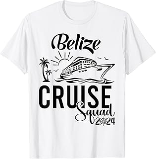 Belize Cruise Squad 2024 Vacation Family Friend Group T-Shirt