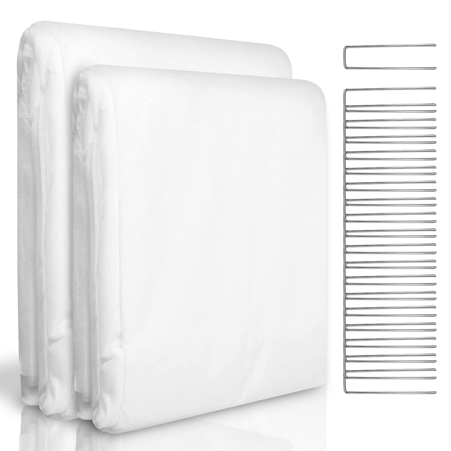 FINEVERNEK 120*180cm Cappuccio Protezione Piante, Protezione Invernale per Piante con Coulisse e Cerniera, Copertura Protettiva per Piante, Riutilizzabile per Telo di Protezione Antigelo per Inverno