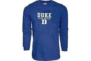 Duke Mens Royal Landrum Basketball Long Sleeve T Shirt