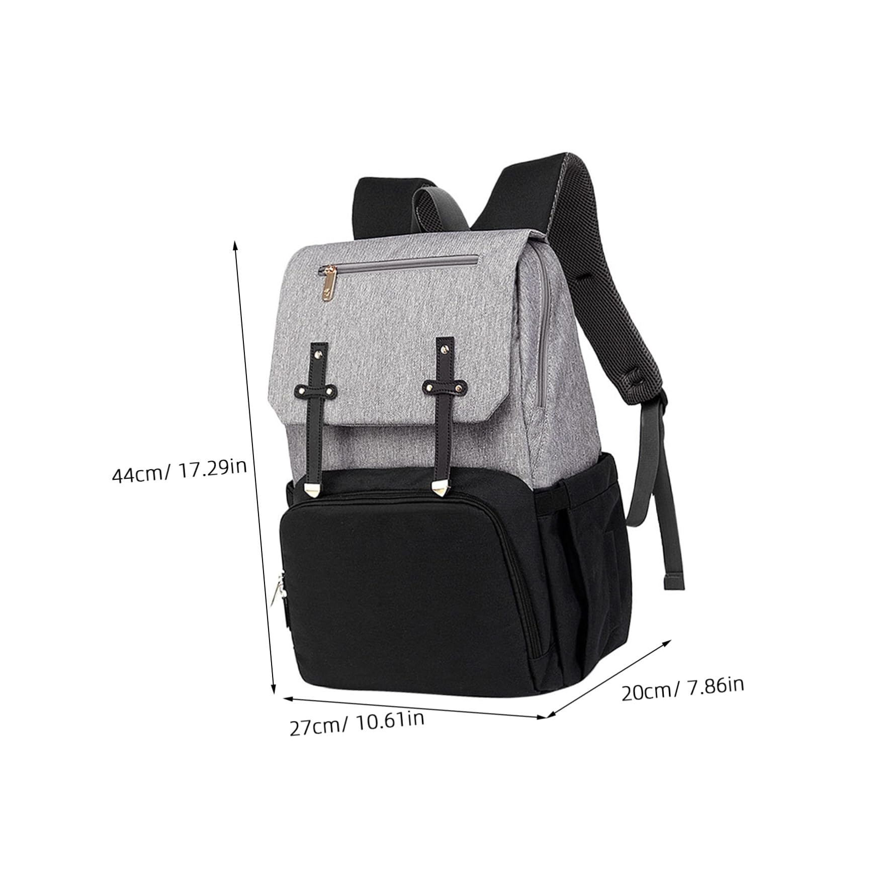 Große Doppelte Schultertasche Wickelrucksack aus Oxford Stoff mit Großer Kapazität und Multifunktionalem Design für Ausflüge und Unterwegs für Mütter