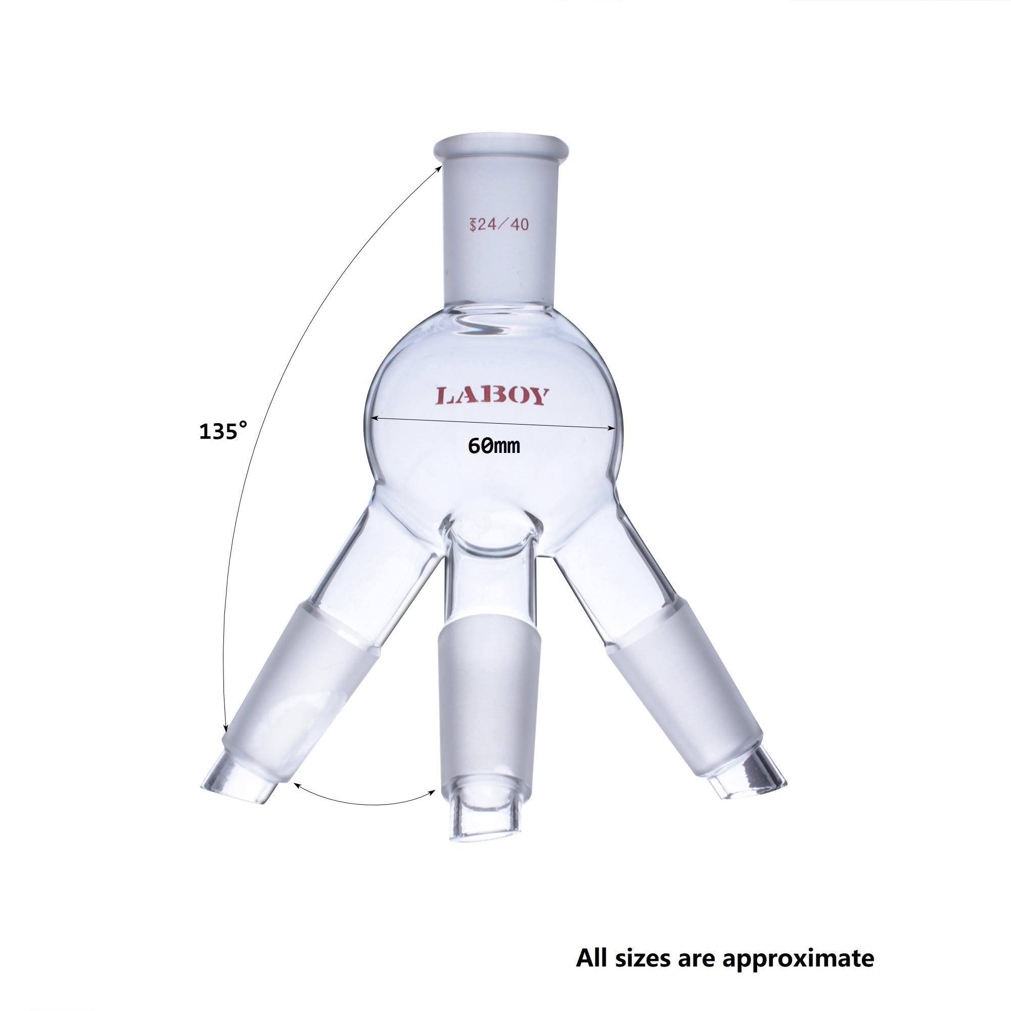 Laboy vetro distillazione ricevitore con 24/40 articolazioni distillazione Apparatus