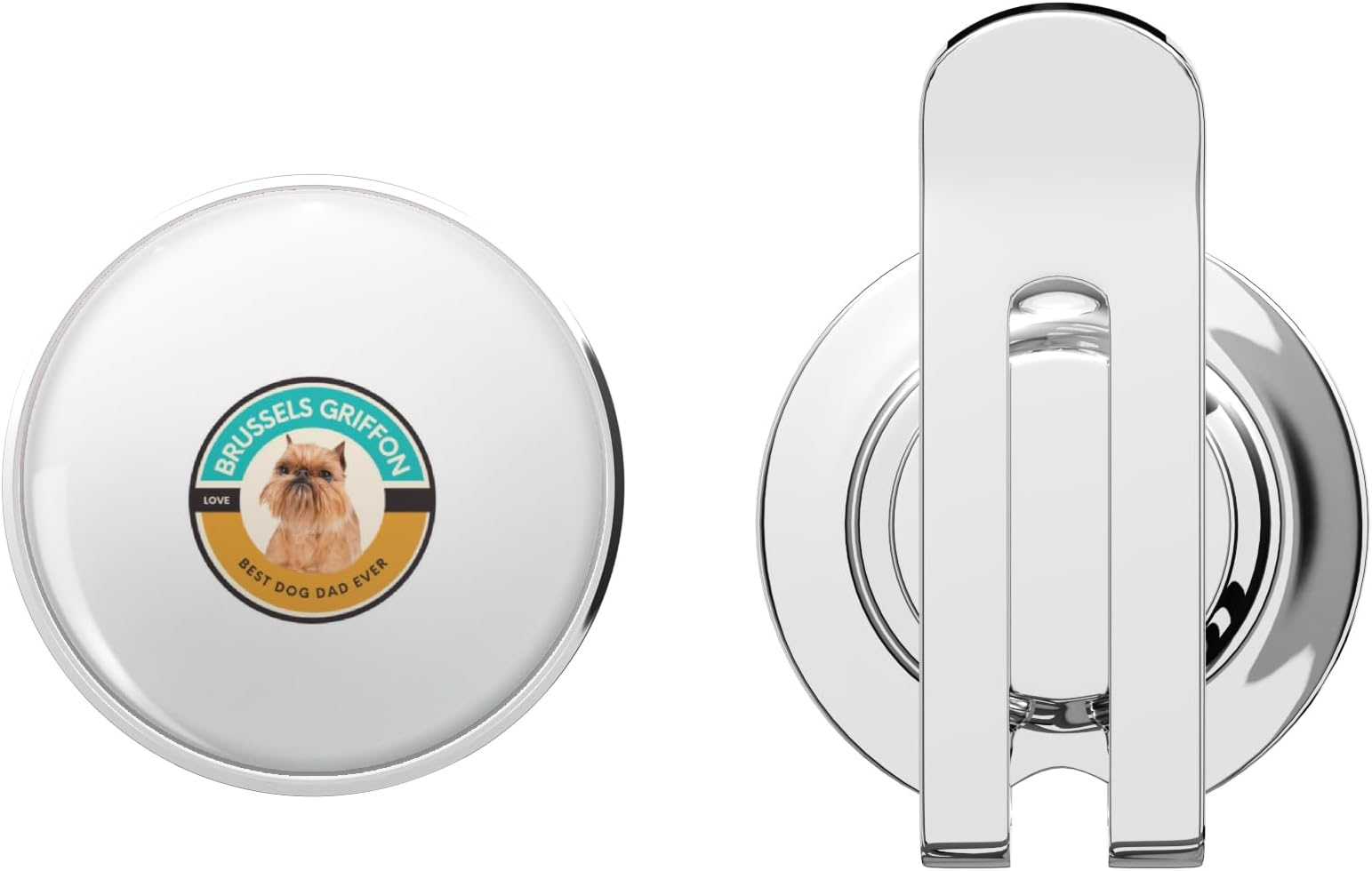 Brussels Griffon Dog Lover Golf Hat Clip with Magnetic Ball Marker